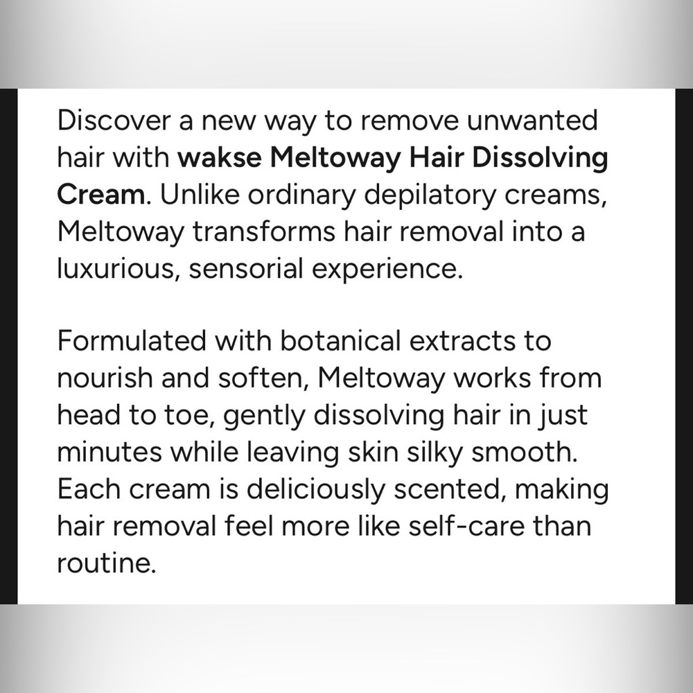 Meltoway Guava Butter Face & Body Hair removal Cream - Picture 5 of 5